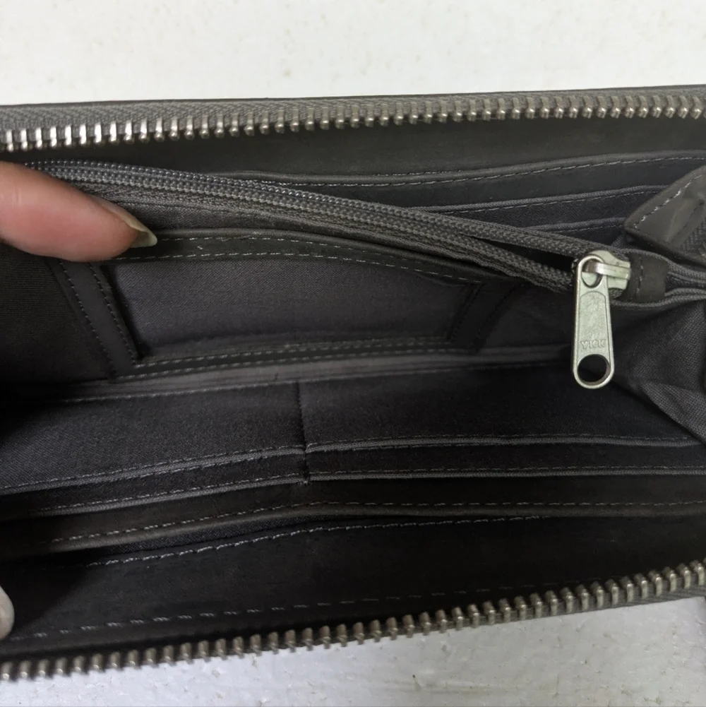 Timberland Gray Leather Wallet